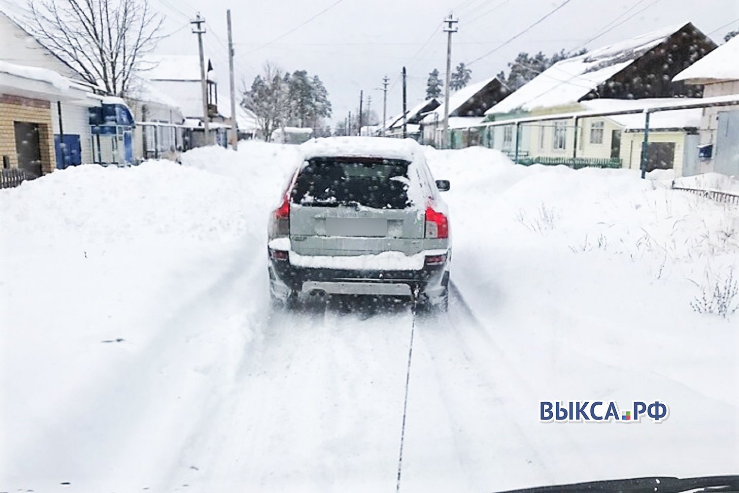 Лесозавод утонул в снегу